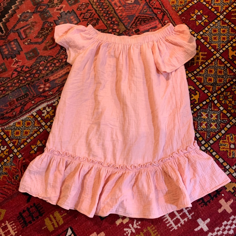 rebecca taylor gauze smock dress